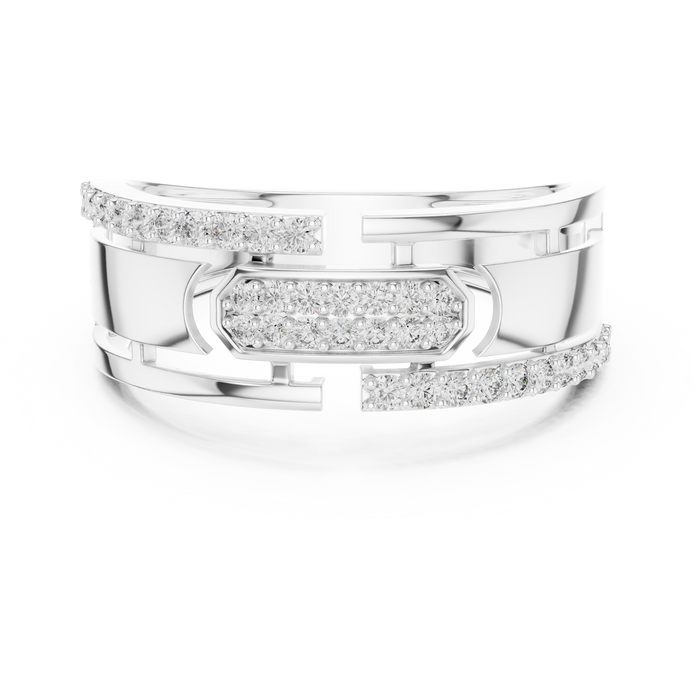 The Noemie — Round Pavé Ring