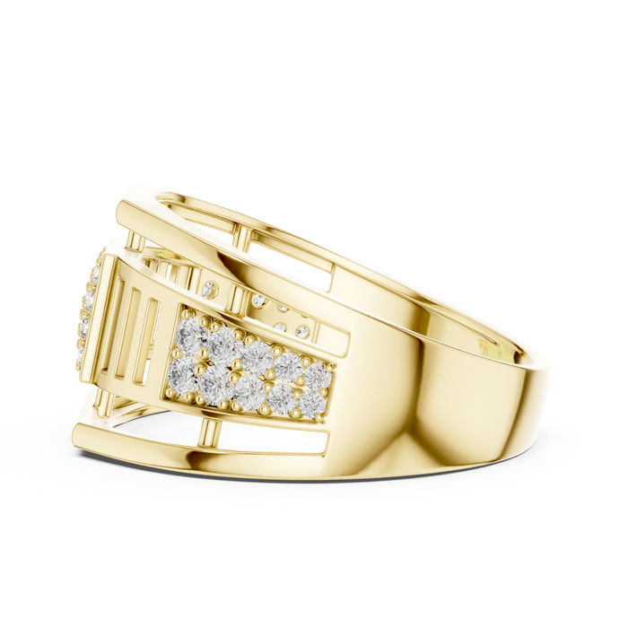 The Zosephine — Round Pavé Ring