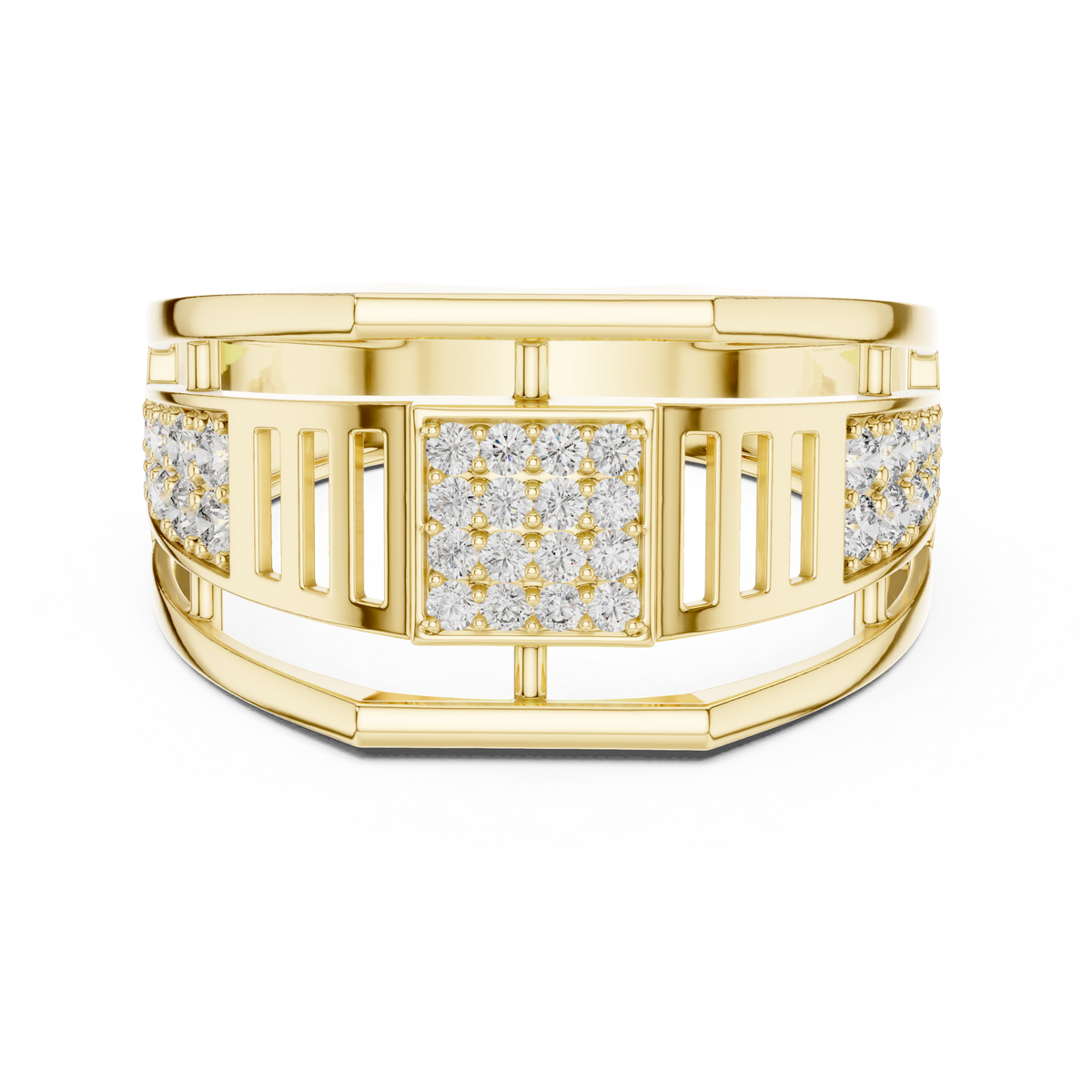 The Zosephine — Round Pavé Ring