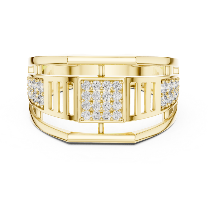 The Zosephine — Round Pavé Ring