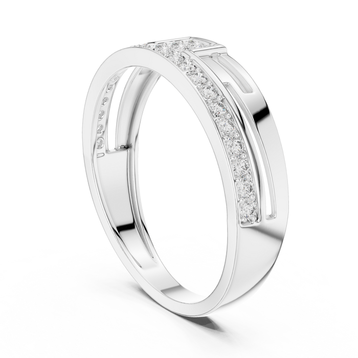 The Aubepine — Round Pavé Ring