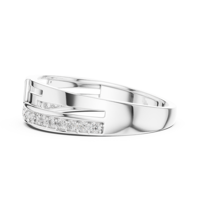The Aubepine — Round Pavé Ring