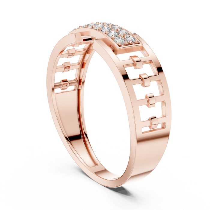 The Berengere — Round Pavé Ring