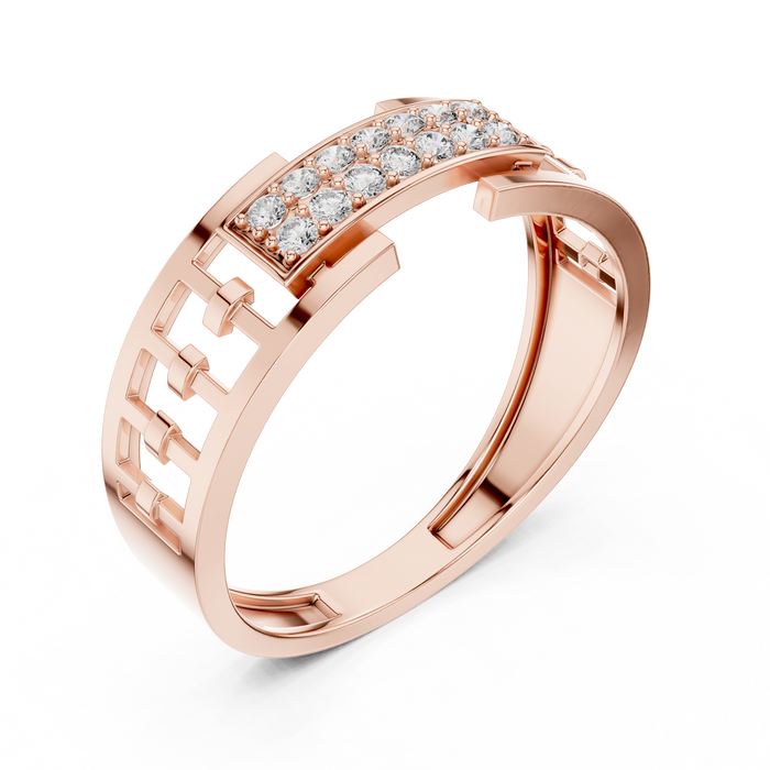 The Berengere — Round Pavé Ring