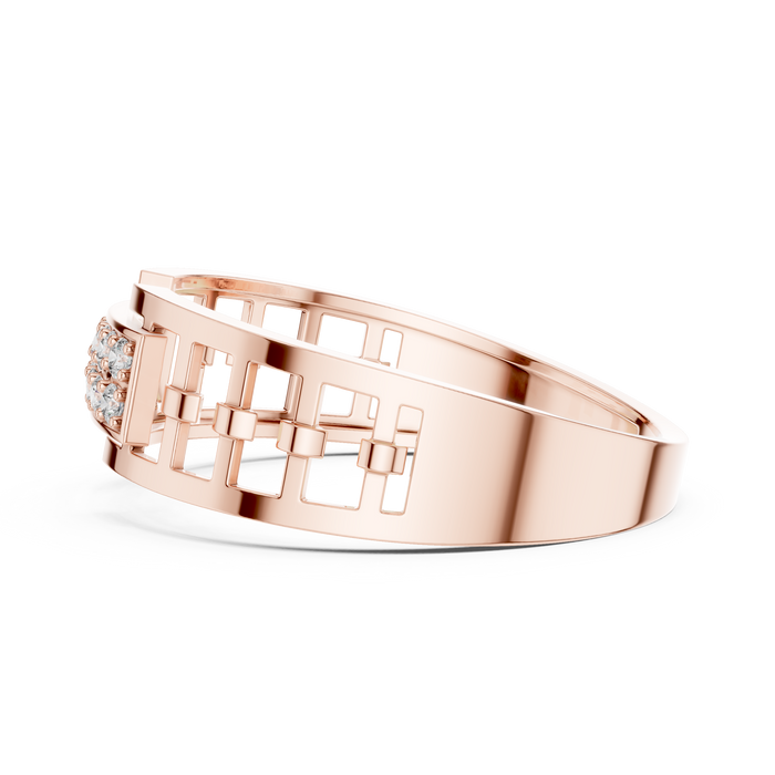 The Berengere — Round Pavé Ring