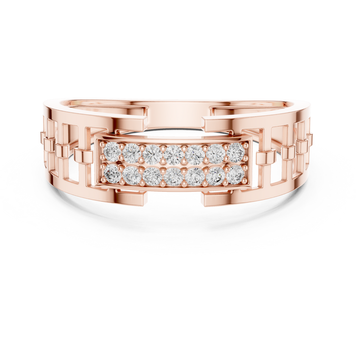 The Berengere — Round Pavé Ring