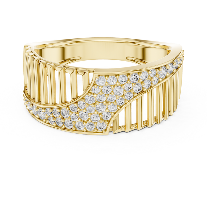 The Eglantine — Round Pavé Ring