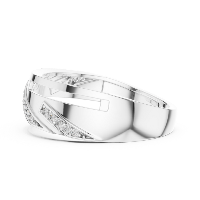 The Kalliopee — Round Pavé Ring