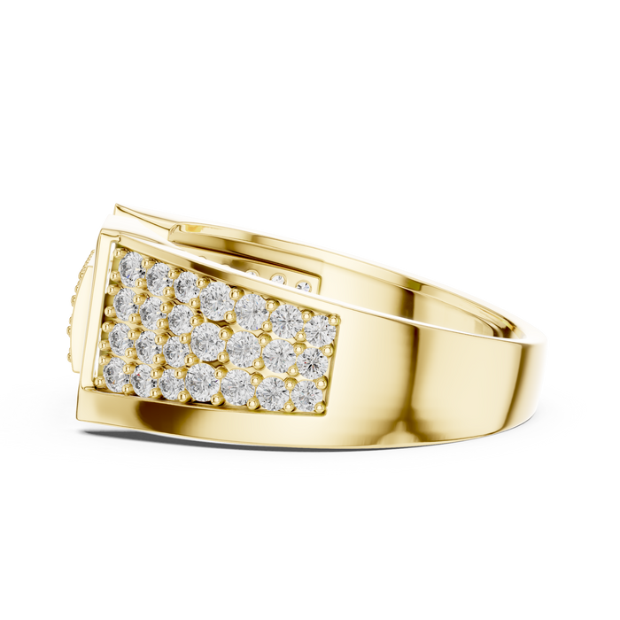 The Melisande — Round Pavé Ring