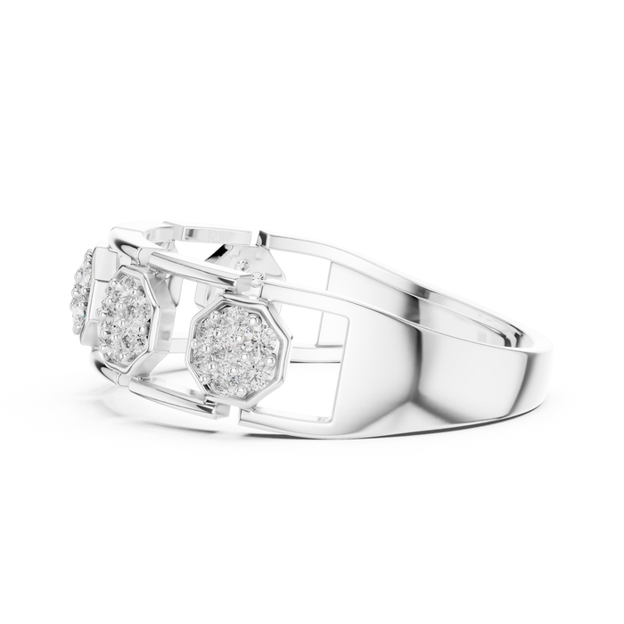 The Ophelie — Round Pavé Ring
