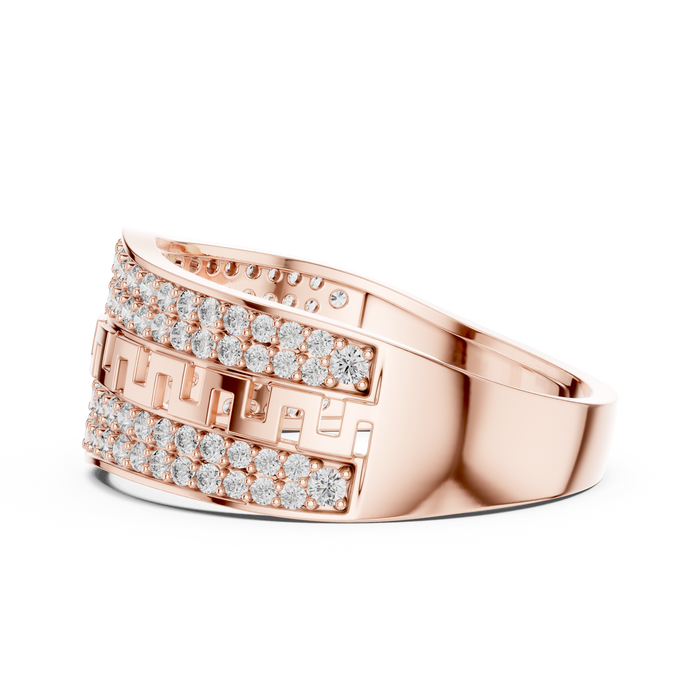 The Verane — Round Pavé Ring