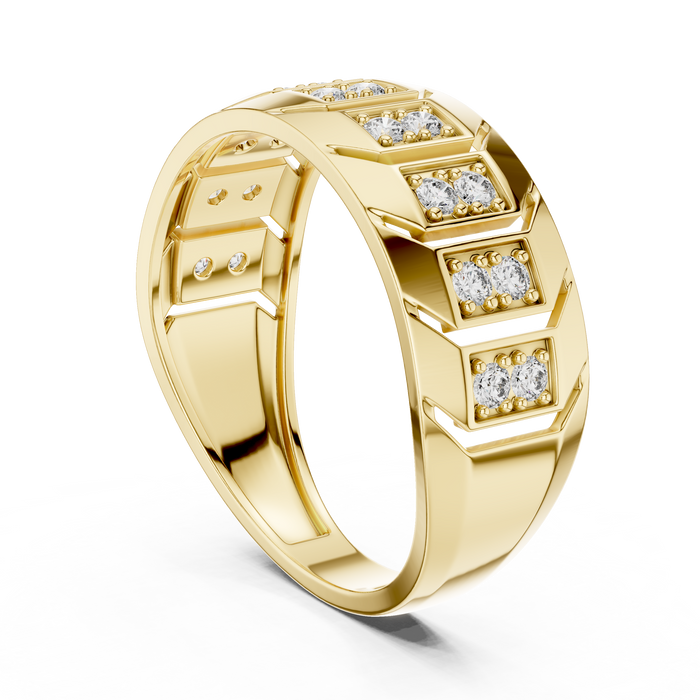 The Esteve — Round Pavé Ring