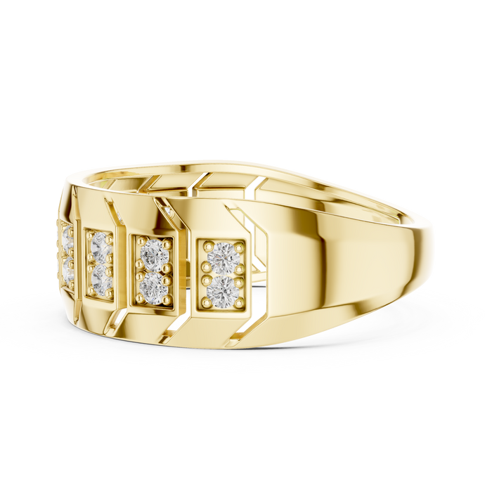 The Esteve — Round Pavé Ring