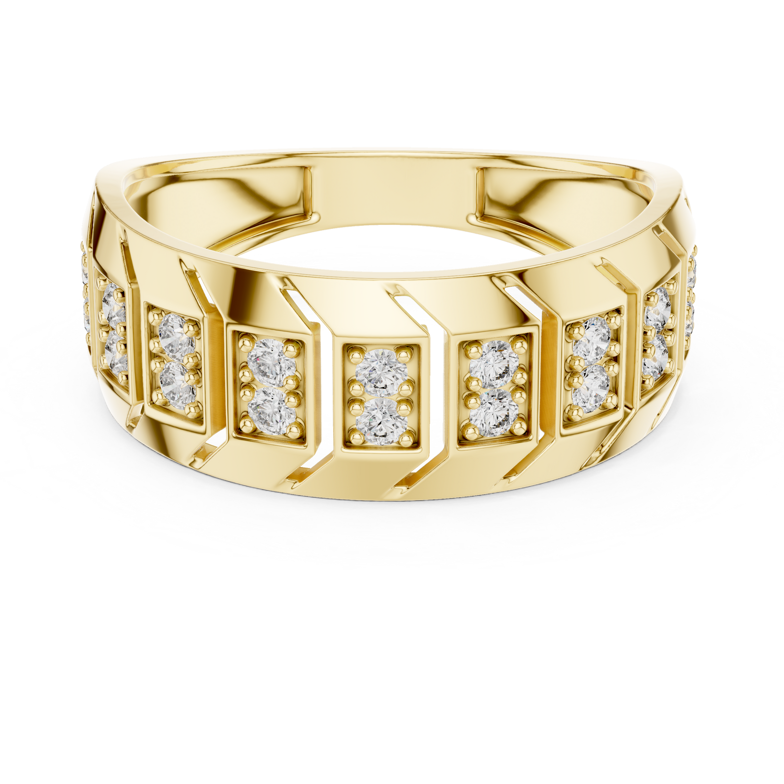 The Esteve — Round Pavé Ring