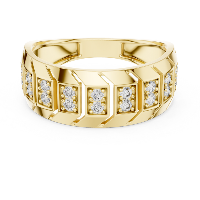 The Esteve — Round Pavé Ring
