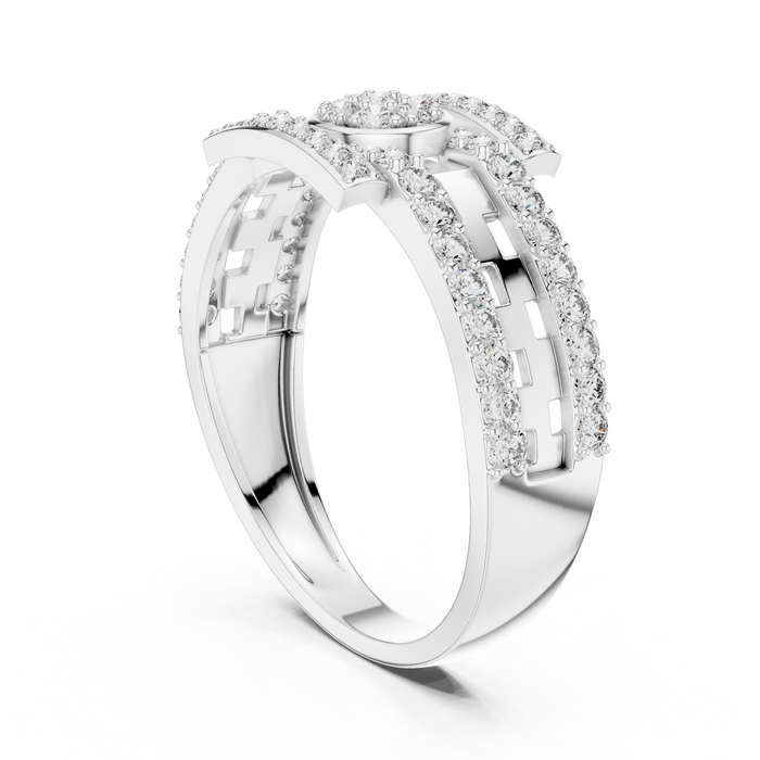 The Ismerie — Round Pavé Ring