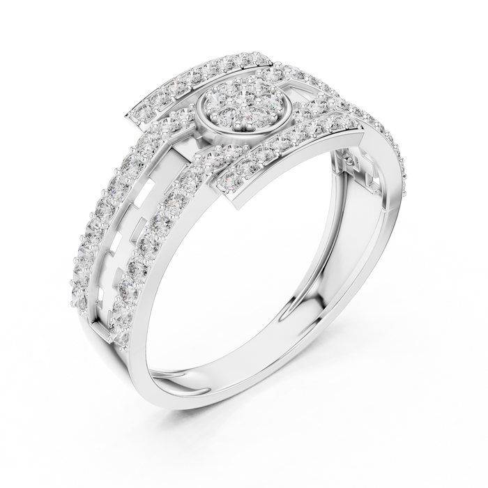 The Ismerie — Round Pavé Ring