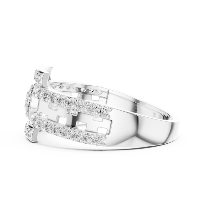 The Ismerie — Round Pavé Ring