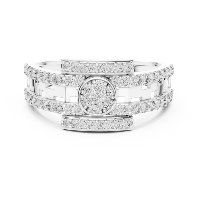 The Ismerie — Round Pavé Ring