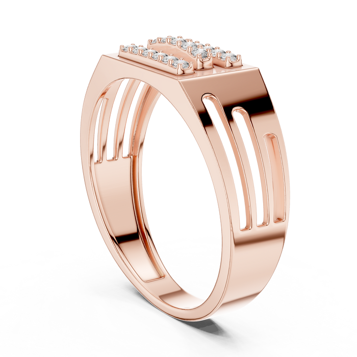 The Nadege — Round Prong Ring