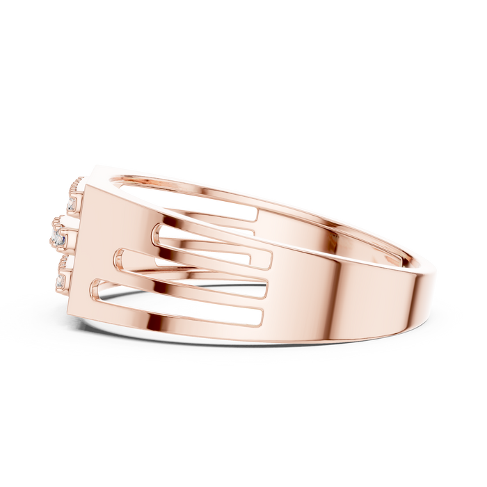 The Nadege — Round Prong Ring