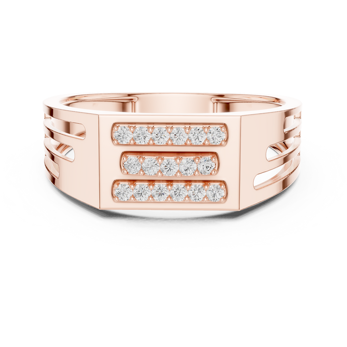 The Nadege — Round Prong Ring