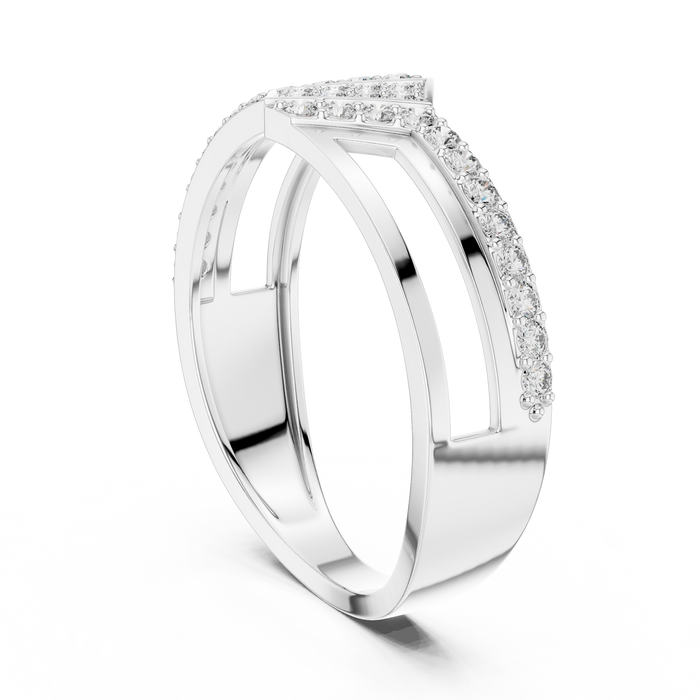 The Severine — Round Pavé Ring