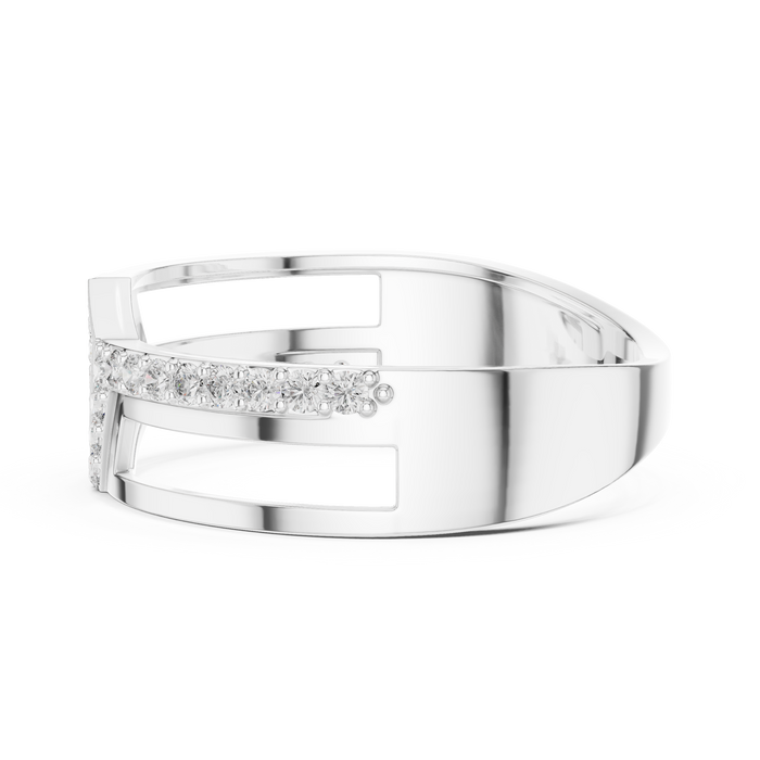 The Severine — Round Pavé Ring