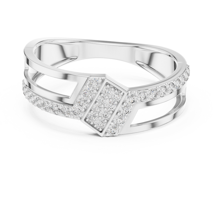 The Severine — Round Pavé Ring