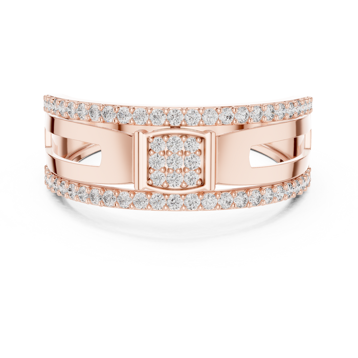 The Theodosie — Round Pavé Ring