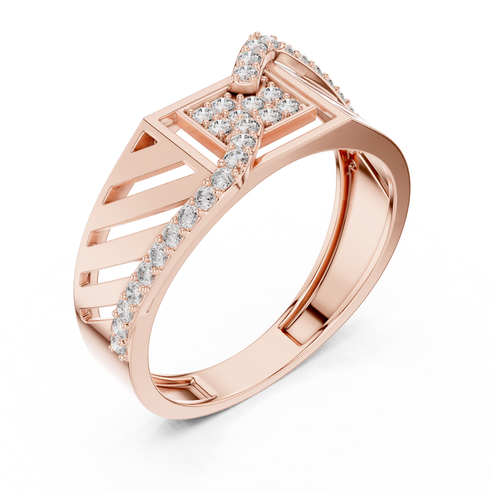 The Wivine — Round Pavé Ring