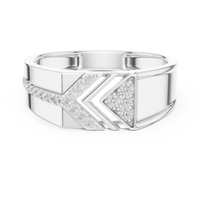 The Xandrine — Round Pavé Ring