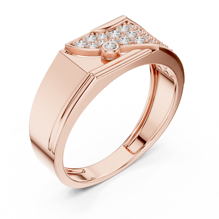 The Amelane — Round Pavé Ring
