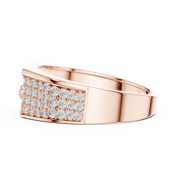 The Amelane — Round Pavé Ring