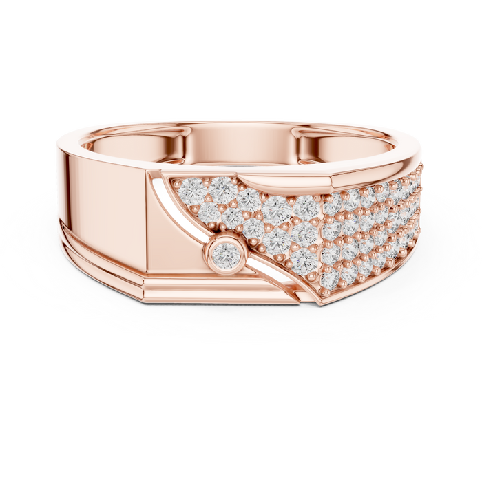The Amelane — Round Pavé Ring