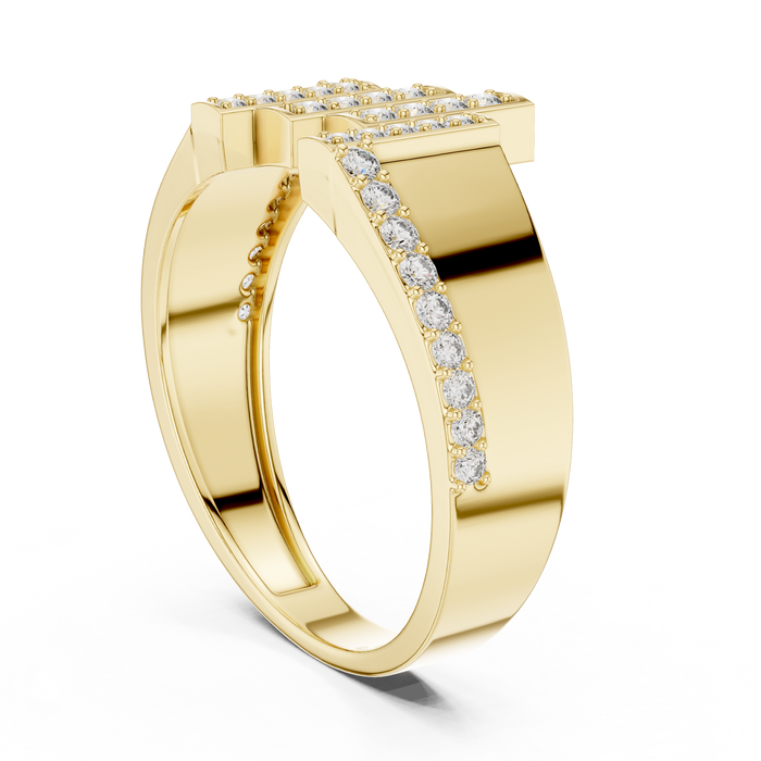The Bricette — Round Prong Ring