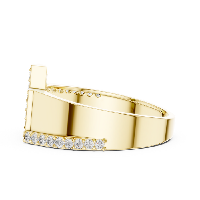 The Bricette — Round Prong Ring
