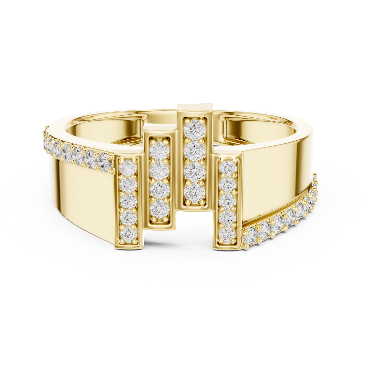 The Bricette — Round Prong Ring