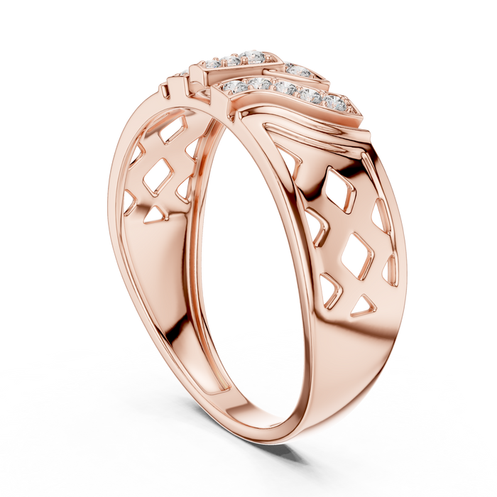 The Hyacinelle — Round Pavé Ring