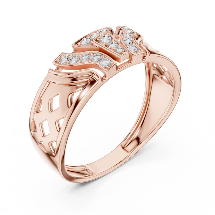 The Hyacinelle — Round Pavé Ring