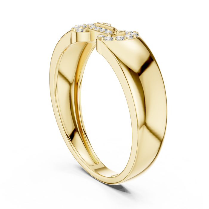 The Isadelle — Round Pavé Ring