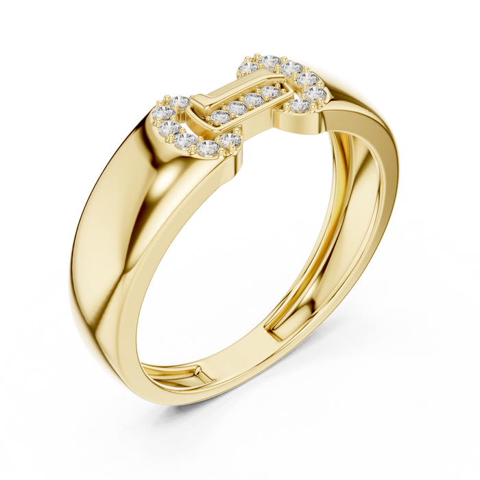 The Isadelle — Round Pavé Ring