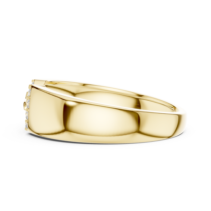 The Isadelle — Round Pavé Ring