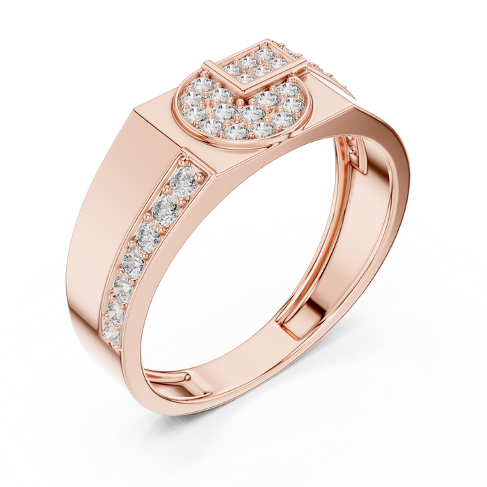 The Kalendre — Round Pavé Ring