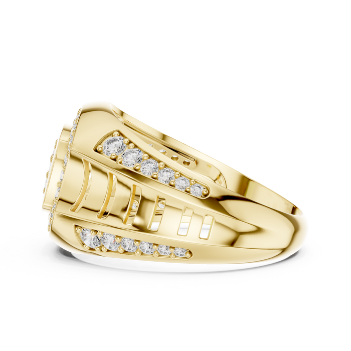 The Liliosa — Round Pavé Ring
