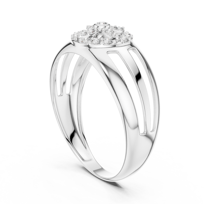 The Morelle — Round Prong Ring