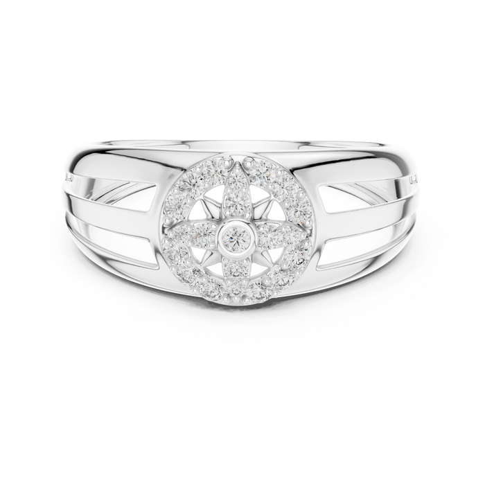 The Morelle — Round Prong Ring