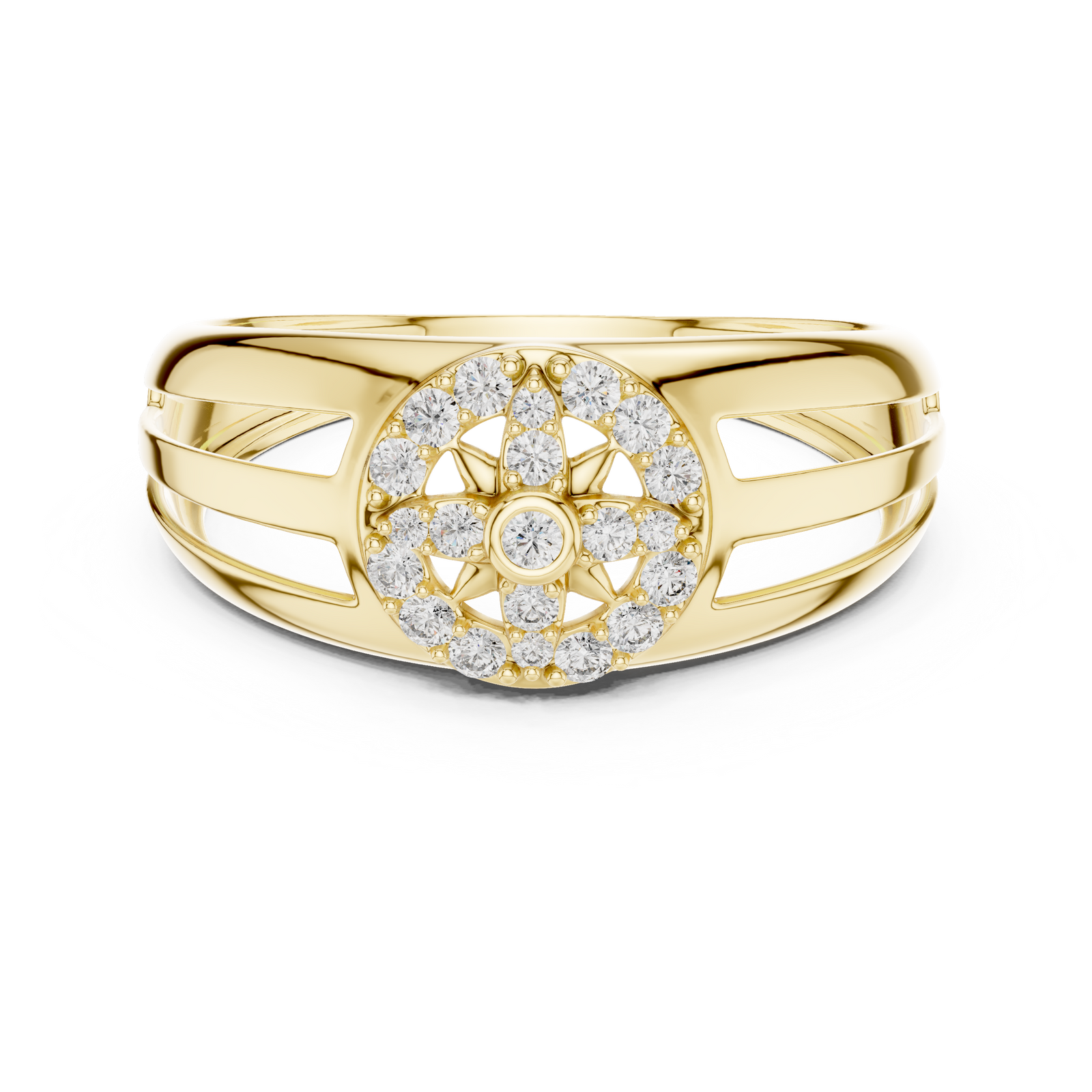 The Morelle — Round Prong Ring