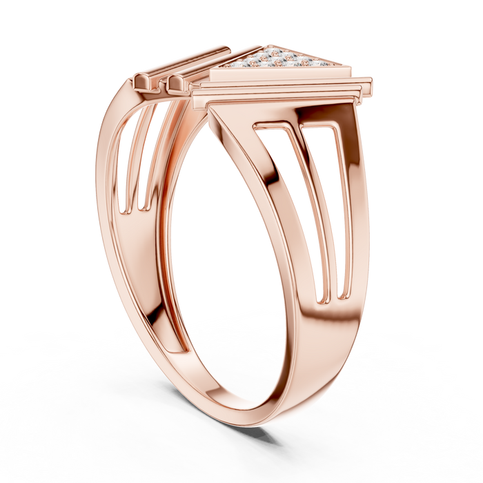 The Nadette — Round Pavé Ring