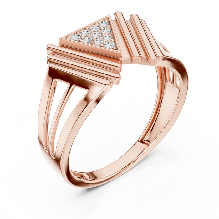 The Nadette — Round Pavé Ring